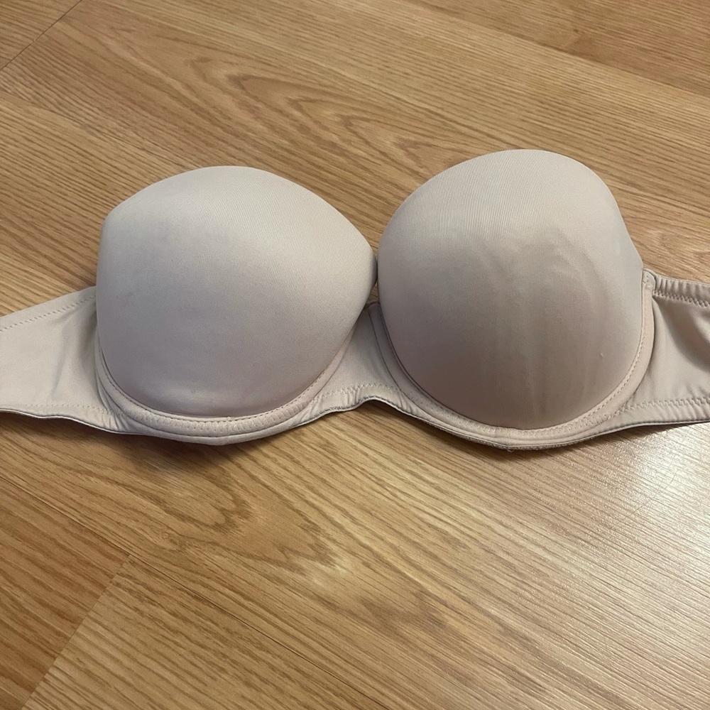 Strapless PINK bra size 34C